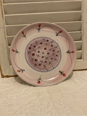 Hand-Painted Pottery Plate 9 inch